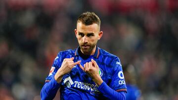 El delantero del Getafe, Borja Mayoral.
