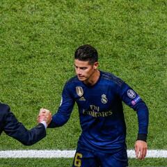 Un año del regreso de Zidane, los números de James con el francés