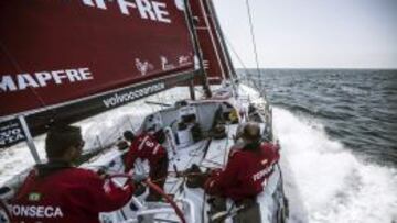 El Mapfre durante la Volvo Ocean Race. 