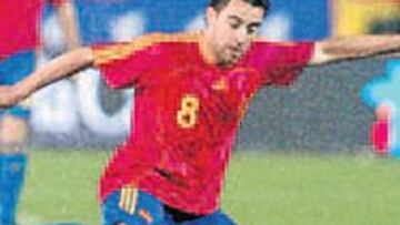 Xavi asumió su papel a lo grande.