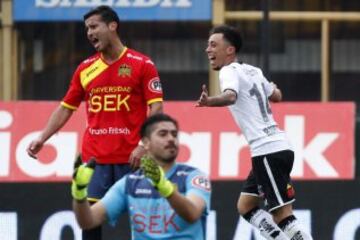 FECHA 1: Colo Colo arranca el Apertura frente a Unión Española. El Cacique ganó en Santa Laura por 2-1 con dos anotaciones de Martín Rodríguez. 