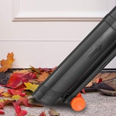 Limpia tu jardín con este soplador de hojas que aspira y tritura