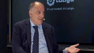 Tebas critica la llamada de Florentino a Rubiales por el VAR: "Fue un antes y un después"