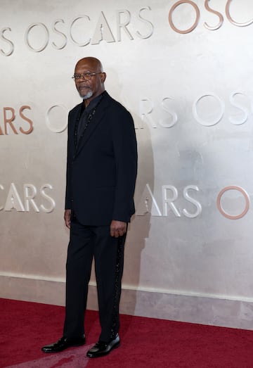 Samuel L. Jackson posa en la alfombra roja del Dolby Theatre.