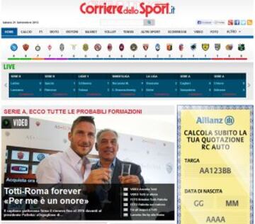 Portadas de la prensa extranjera