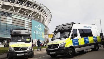 El estadio de Wembley antes del  partido entre Inglaterra y Lituania del pasado 26 de marzo. 