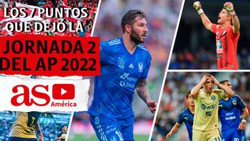 Los 7 puntos que dejó la jornada 2 del Apertura 2022