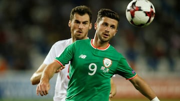 Soccer Football - 2018 World Cup Qualifications - Europe - Georgia vs Republic of Ireland - Tbilisi, Georgia - September 2, 2017   Republic Of Ireland&#039;s Shane Long in action   REUTERS/David Mdzinarishvili