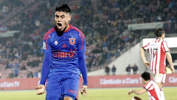 Felipe Mora, el goleador que promete en la U de Beccacece