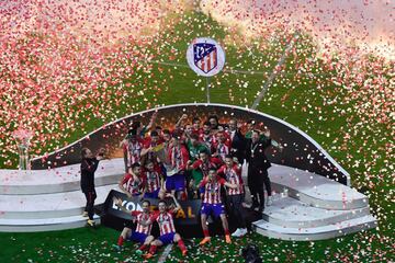 El Atlético de Madrid campeón de la Europa League por tercera vez.