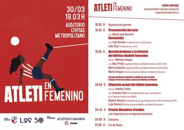 El Metropolitano acogerá la jornada ‘Atleti en femenino’