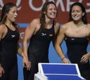 Missy Franklin se exhibe y el relevo español finaliza quinto