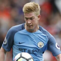 De Bruyne podría llegar al partido frente al Barcelona