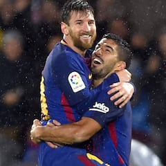 1x1 del Barcelona: demoledor Suárez, exquisito Messi
