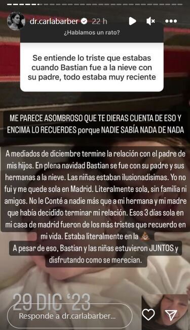Carla Barber rompe su silencio sobre su ruptura con Joseph: Estaba en la mierda