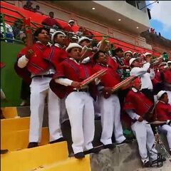 La peculiar hinchada del Mushuc Runa, rival de Unión en la Copa