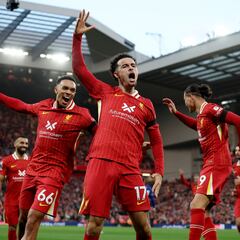 ¡Subidón y locura del Liverpool!