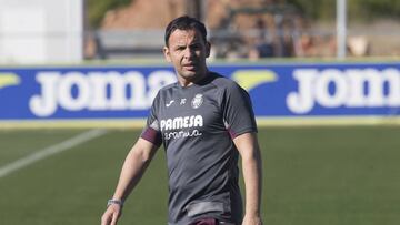 Entrenamiento del Villarreal.