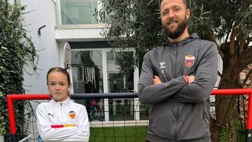 David Timor y su hija Valeria.