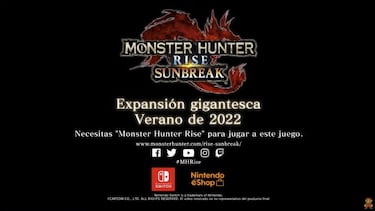 Anunciado Monster Hunter Rise: Sunbreak, una expansión “gigantesca” para 2022