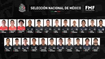 Lista la convocatoria de la Selección Mexicana