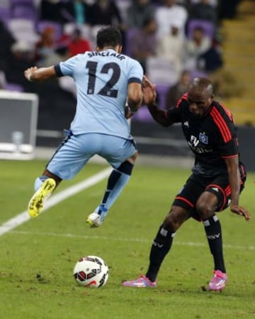 Manchester City se enfrentó a Hamburgo en el Al Ain, de los Emiratos Árabes Unidos.