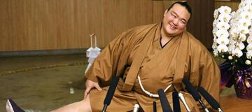 Kisenosato, durante una rueda de prensa.