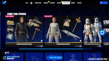 Fortnite x Star Wars: Anakin Skywalker, Padmé Amidala, and Darth Maul arrive as new outfits