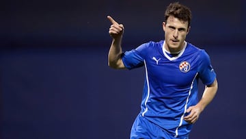 Angelo Henríquez anotó un golazo en la victoria del Dinamo Zagreb por la Liga de Croacia.