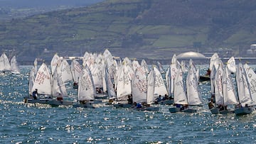 Daniel Capa reina en el Campeonato de España de la clase Optimist