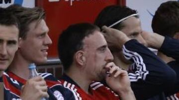 <strong>SUPLENCIA.</strong> Ribery fue suplente en el encuentro ante el Energie Cottbus.