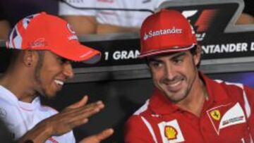 A Hamilton no le gustó tener que luchar en Corea por un puesto tan lejano al podio.