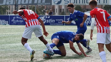 El CD Covadonga derrotó al Real Sporting de Gijón B (1-0) en el Álvarez Rabanal de Oviedo gracias a un gol de Pablo Tineo.
