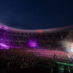 La espectacular fotografía aérea del Metropolitano durante el concierto de Estopa