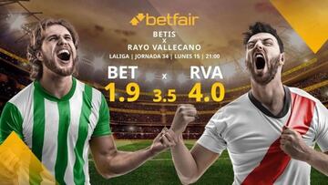 Real Betis Balompié vs. Rayo Vallecano de Madrid: alineaciones, horario, TV, estadísticas y pronósticos