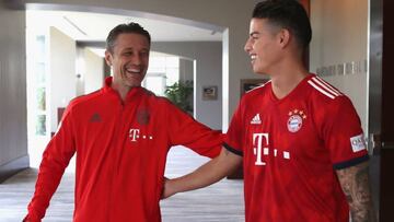 James Rodríguez ya está bajo las órdenes de Niko Kovac. El colombiano hablo en rueda de prensa