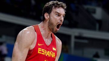 Pau Gasol en la victoria de España frente a Nigeria