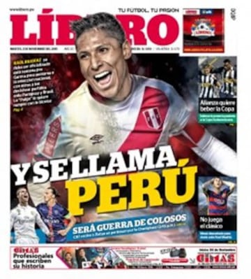 Portadas de la prensa mundial