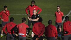 Primer entrenamiento de Paco con el Rayo.