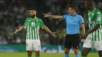 Fekir, ante el Valencia.