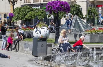 Kiev gets ready for Saturday's Champions League final