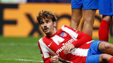 Antoine Griezmann of Atletico de Madrid looks on during the UEFA Champions League, round of 16, football match played between Atletico de Madrid and Manchester United on February 23, 2022, in Madrid, Spain.
 AFP7 
 23/02/2022 ONLY FOR USE IN SPAIN