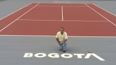 Pedro Bravo, encargado de las pistas del ATP de Bogot&aacute;.