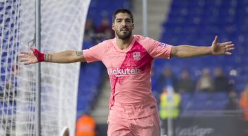 Luis Suárez puso el 0-3 en el marcador.