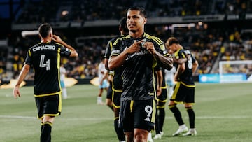 Juan Camilo 'Cucho' Hernández, delantero colombiano de Columbus Crew