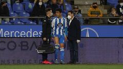 Partido Deportivo de La Coru&ntilde;a -  Cultural Leonesa. lesion miku