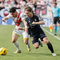Real Madrid’s Luka Modric showed he can still reach the top level against Rayo Vallecano
