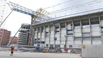 Así avanzan las obras en el nuevo Bernabéu