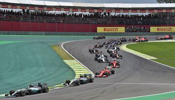 Circuito de Interlagos en Sao Paulo, Brasil.