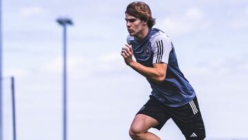 Luego de haberse perdido prácticamente toda la pretemporada con Inter Miami, Cremaschi regresa a los entrenamientos individuales.